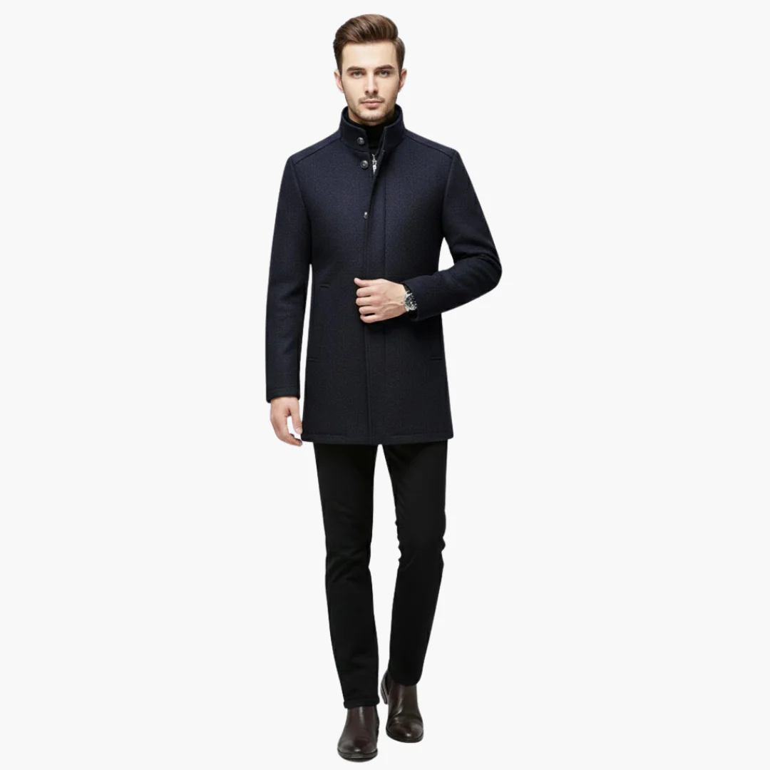 Harrison – Klassischer Herren Kurzmantel mit Stehkragen - Image 6
