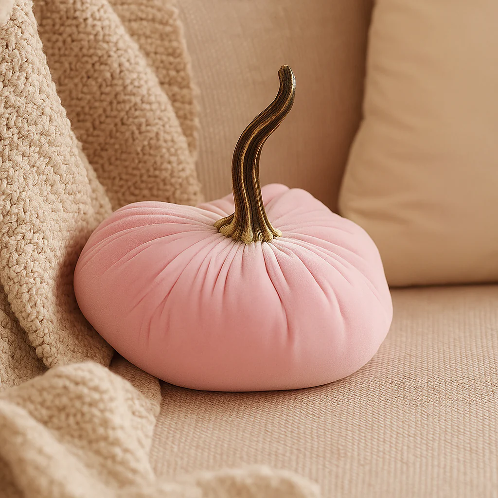 HarvestHug – Handgefertigtes weiches Halloween-Kürbiskissen - Image 7