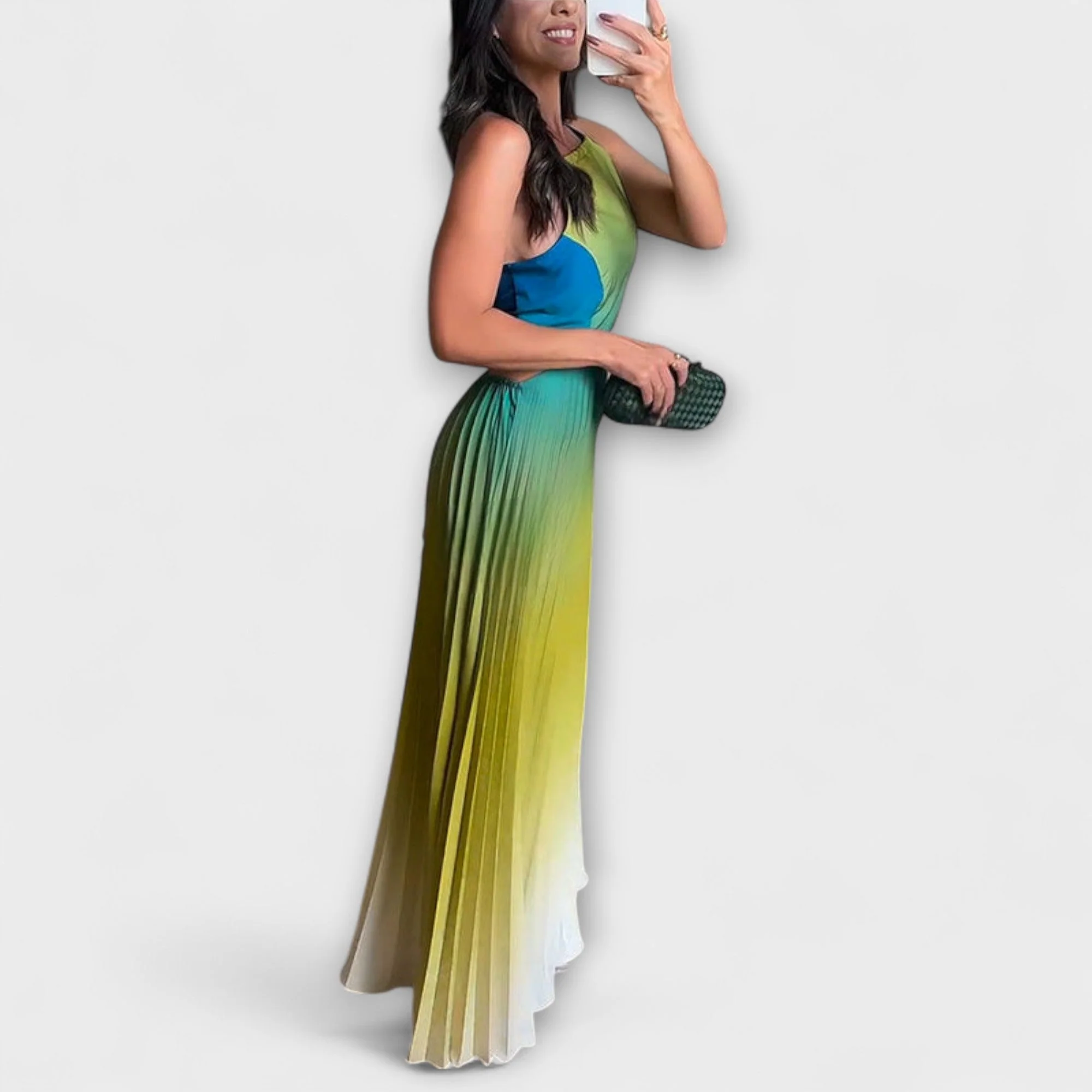 Haven - Stylish Backless Tie-Dye Maxi Dress - Image 4
