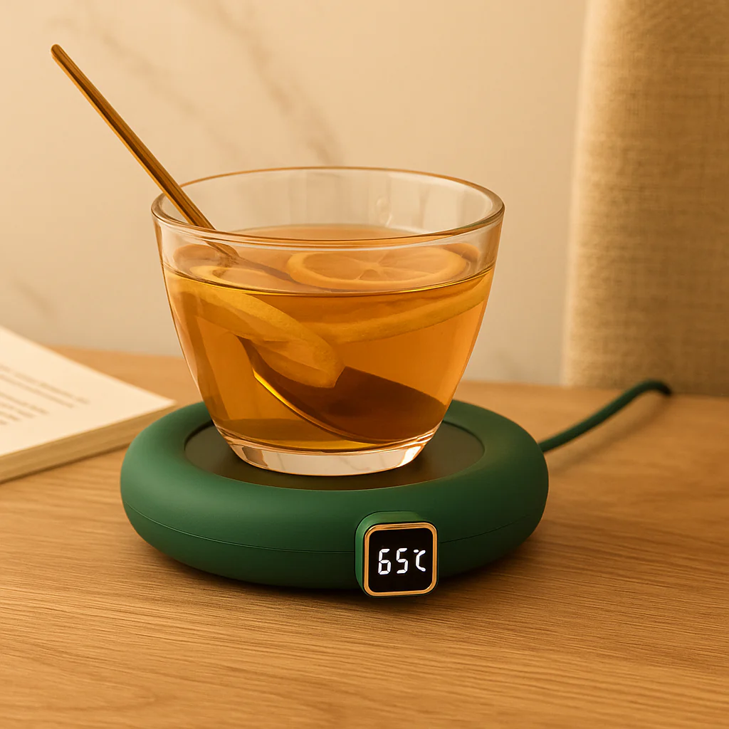 HeatWave – USB-Heißgetränkehalter mit LED-Display für perfekt temperierte Getränke - Image 2