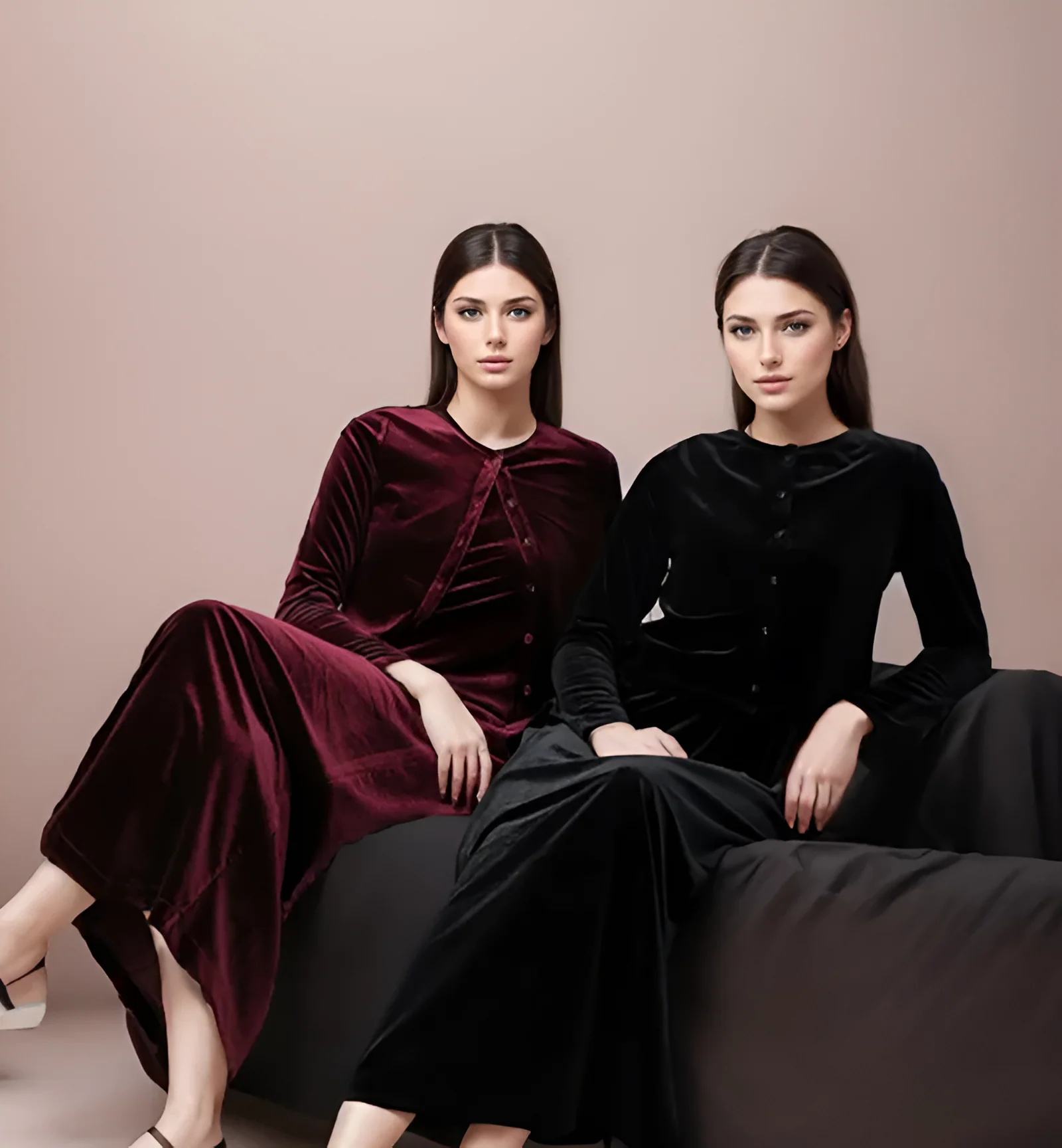 Heidi | Elegantes Samt-Westen & Trägerkleid-Set - Image 4