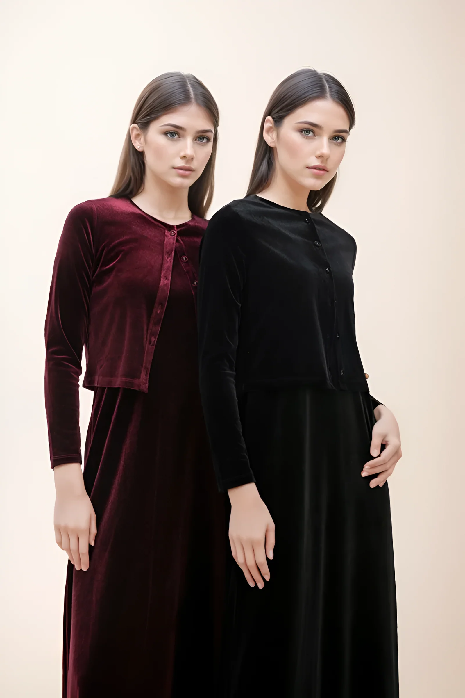 Heidi | Elegantes Samt-Westen & Trägerkleid-Set - Image 5