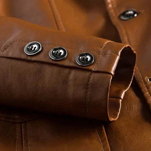 Heinz - Vintage Leder Jacke - Image 3