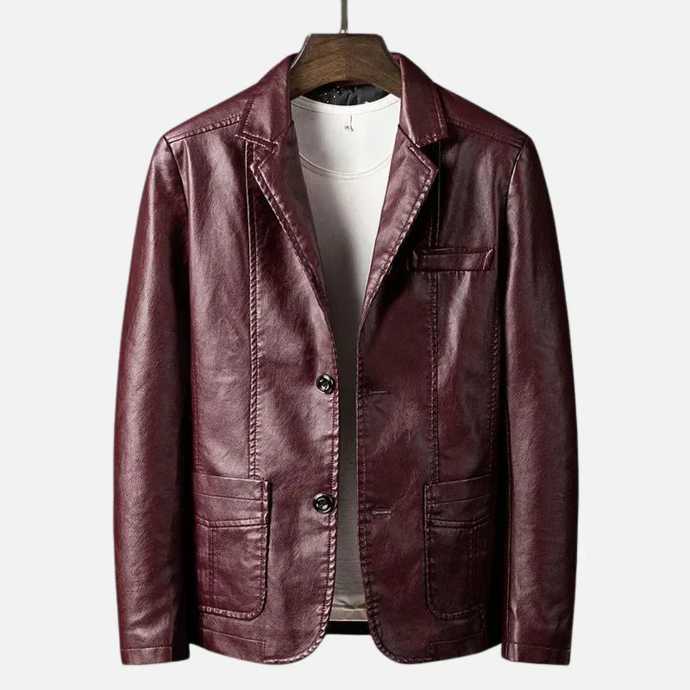 Heinz - Vintage Leder Jacke - Image 5