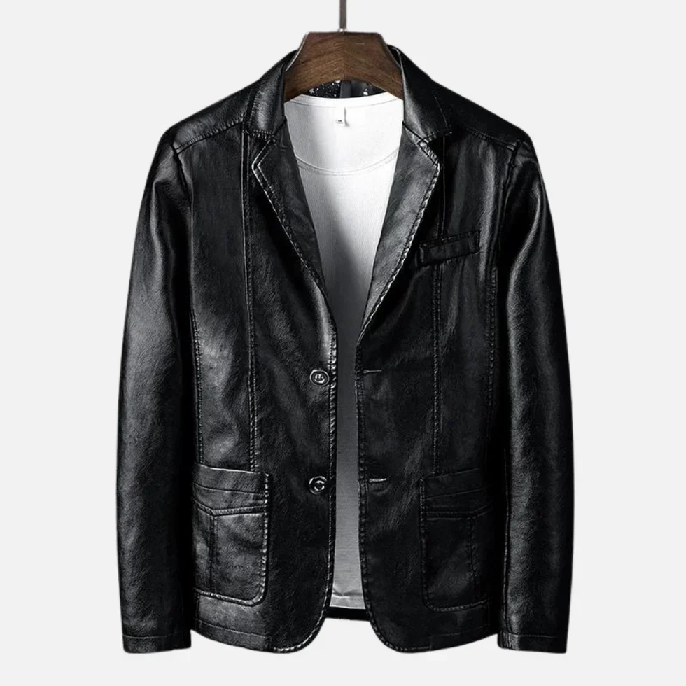 Heinz - Vintage Leder Jacke - Image 6
