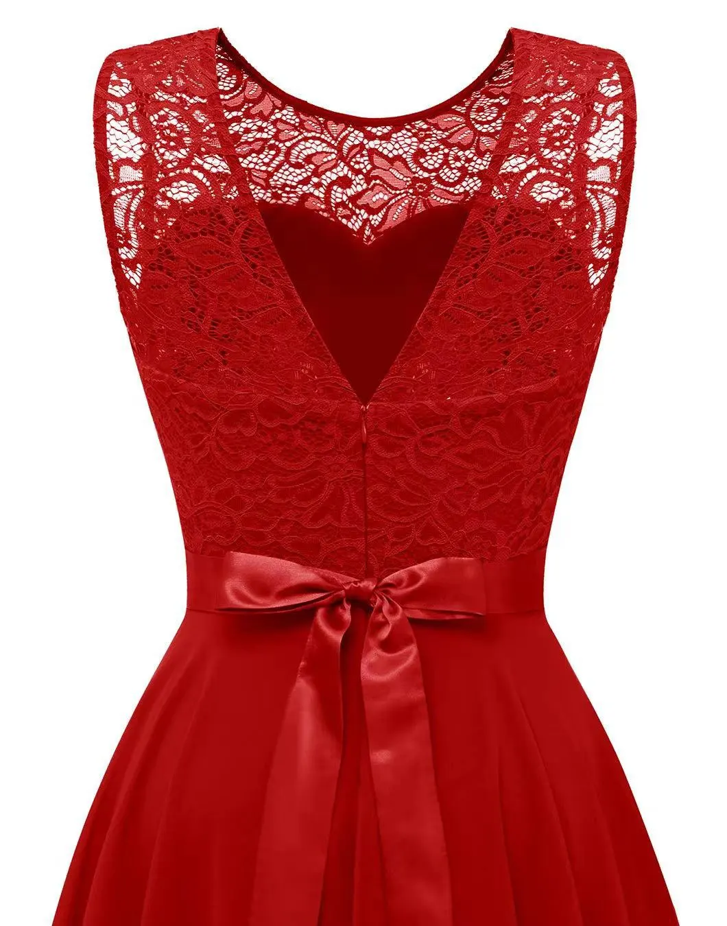 Helga Damen Hochzeitsgast High-Low Elegantes Kleid - Image 4