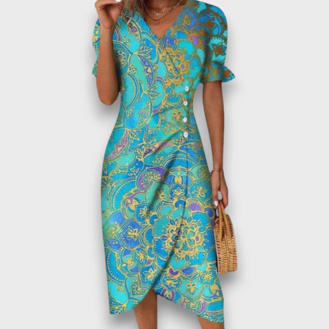 Heliane – Blumiges Midikleid - Image 10