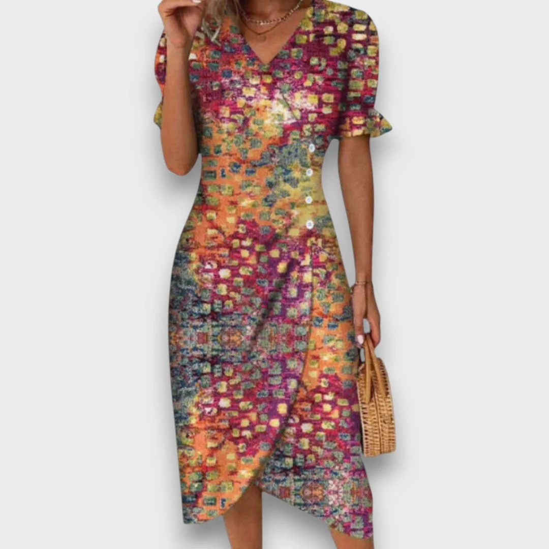 Heliane – Blumiges Midikleid - Image 12