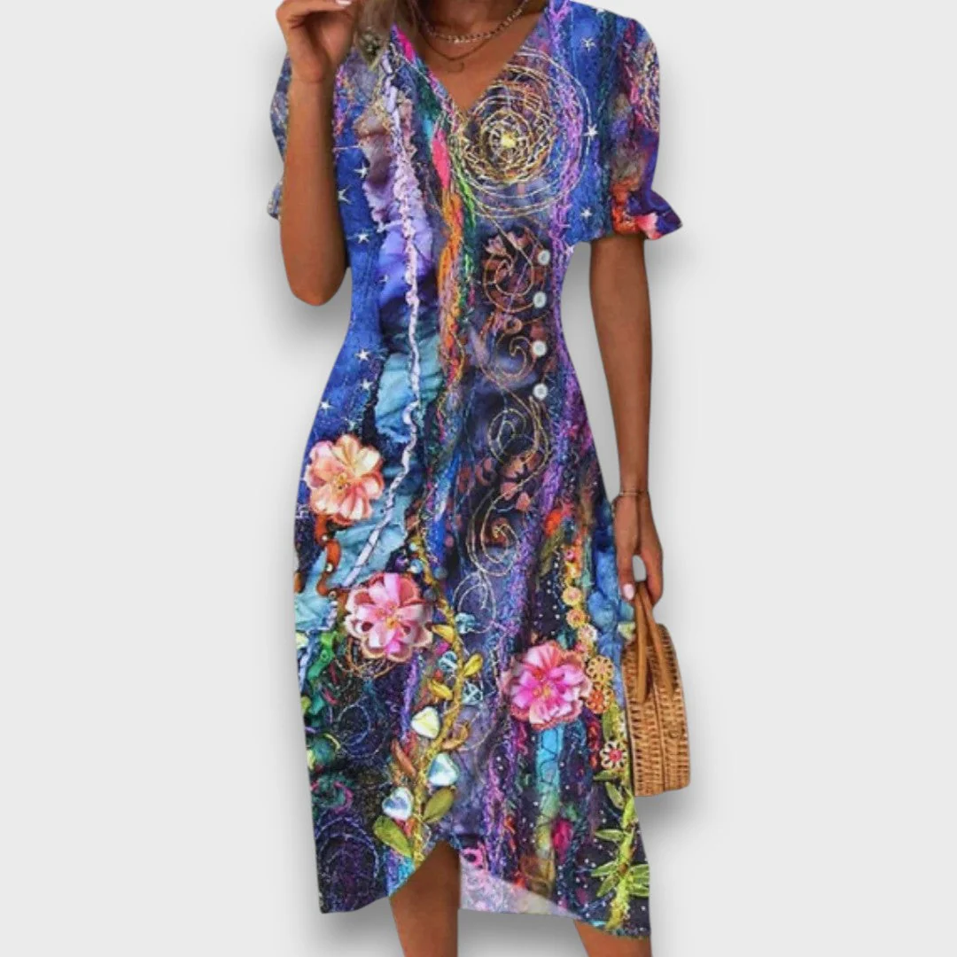 Heliane – Blumiges Midikleid - Image 8