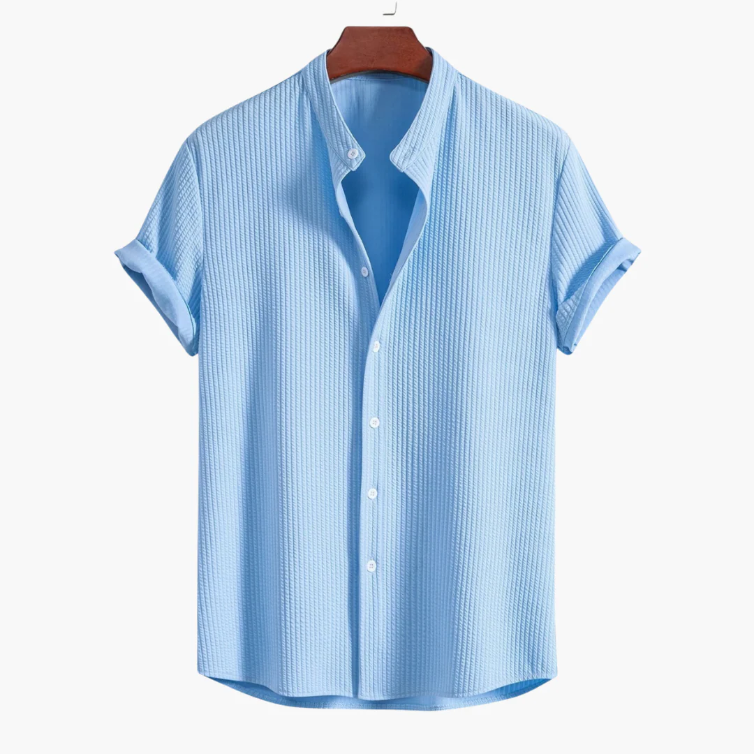 Hemd mit Stehkragen für Herren - Slim Fit, Elegant & Modern - Image 11