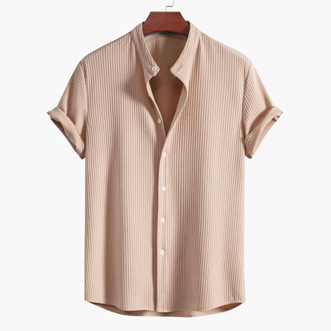 Hemd mit Stehkragen für Herren - Slim Fit, Elegant & Modern - Image 8