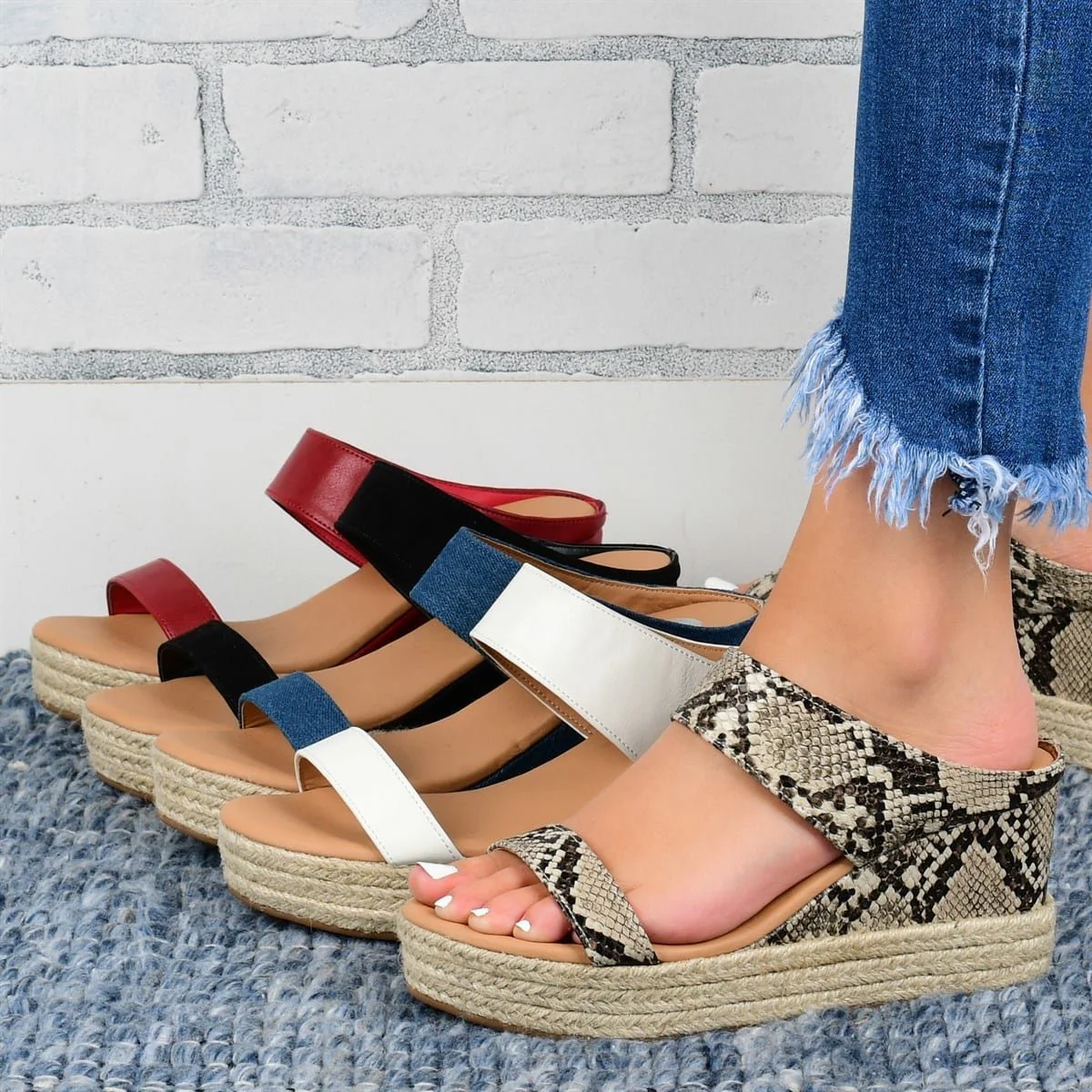 HempStyle™ – Elegante Damen Keilabsatz Sandalen aus natürlichem Hanf - Image 5