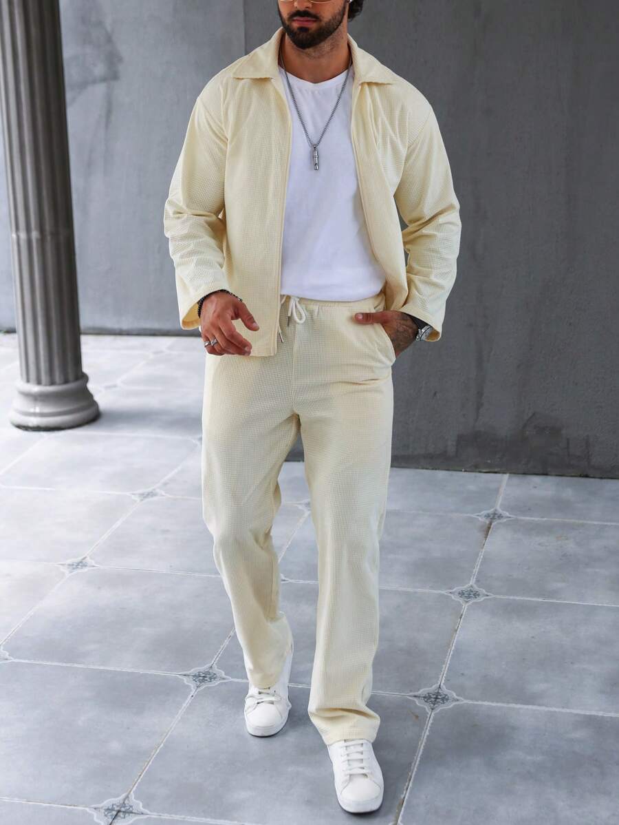 Henrik – Herren Set Mit Reißverschlussjacke Und Kordelzughose - Image 6