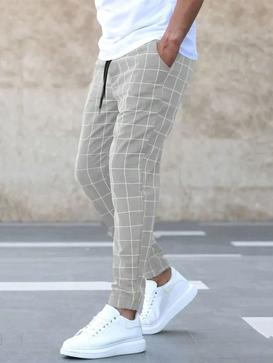 Henry - Elegante Hose mit Gittermuster - Image 2