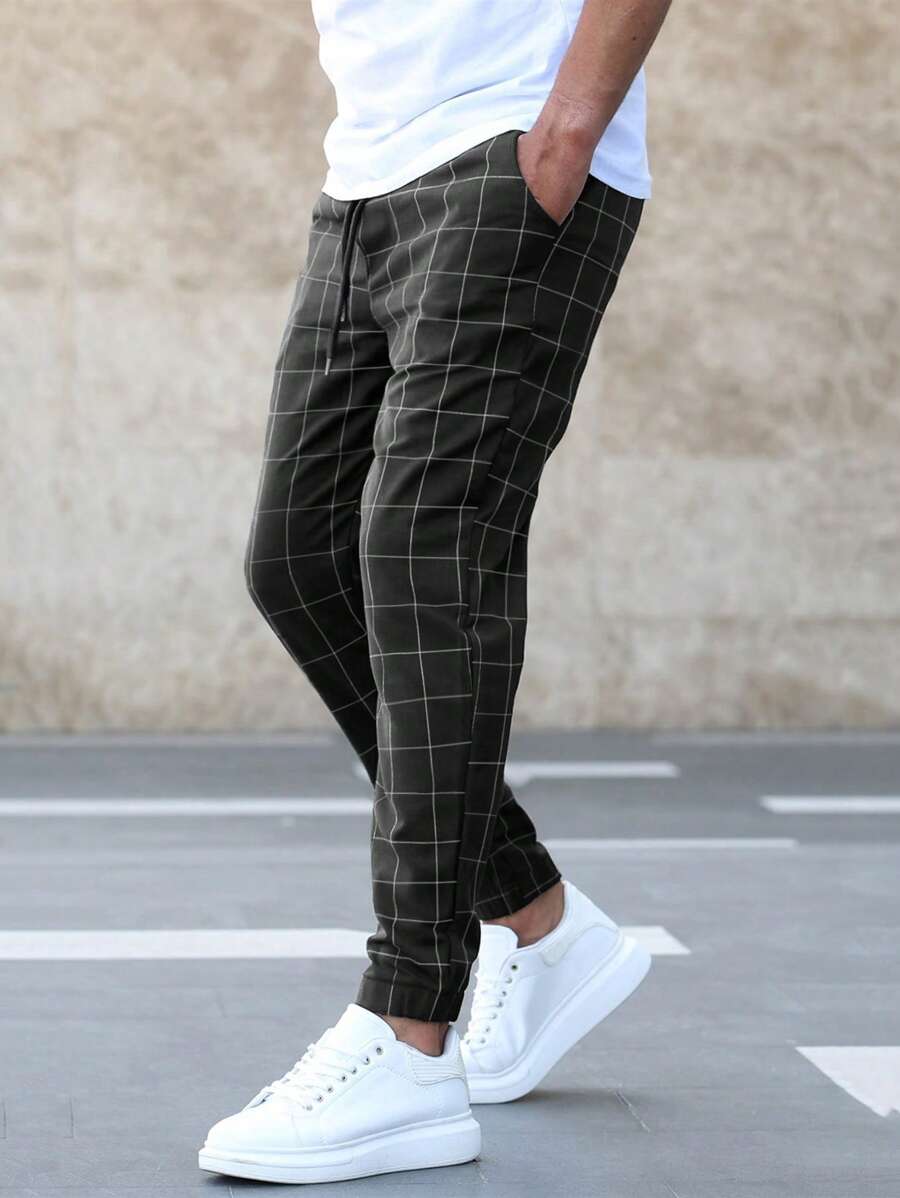 Henry - Elegante Hose mit Gittermuster - Image 3