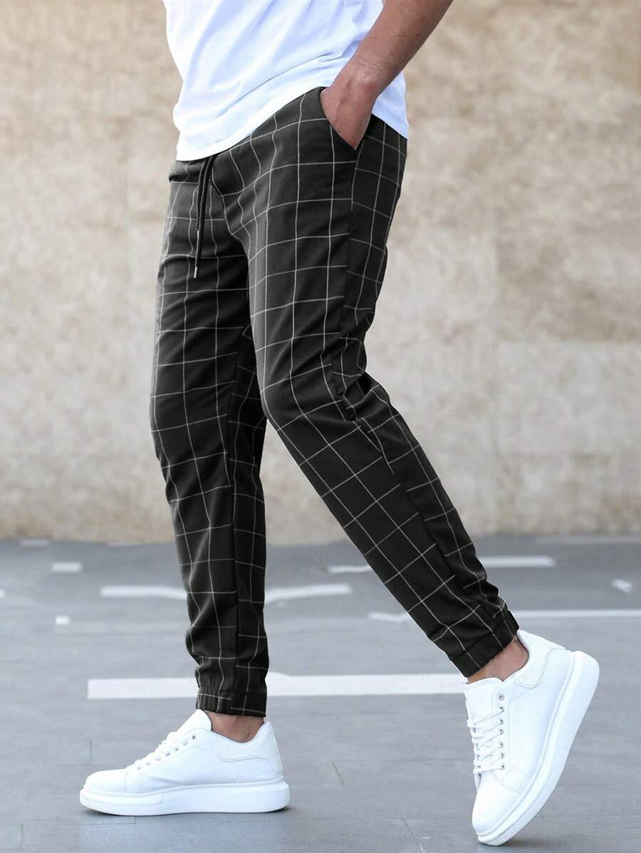 Henry - Elegante Hose mit Gittermuster - Image 4