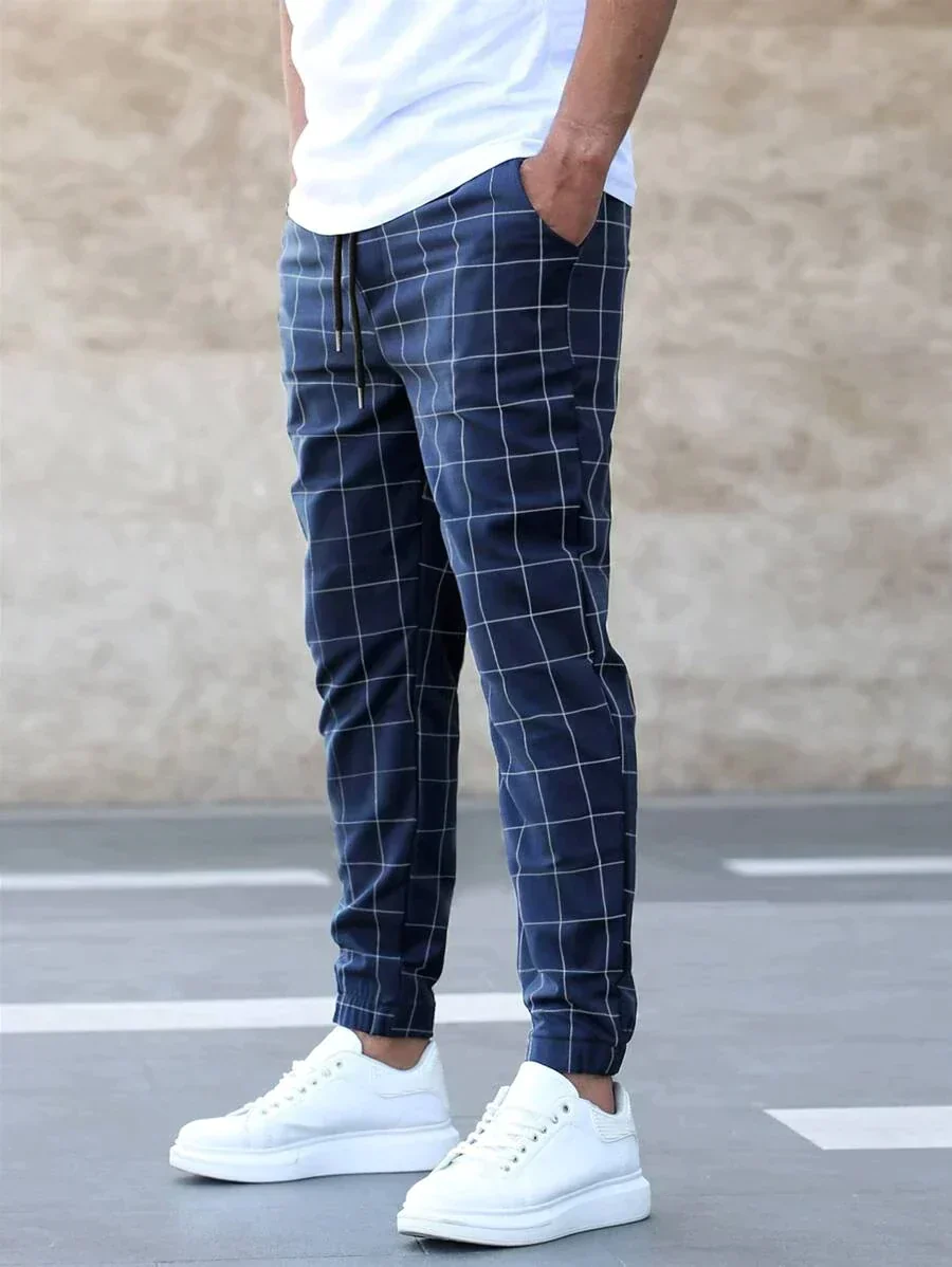 Henry - Elegante Hose mit Gittermuster - Image 7