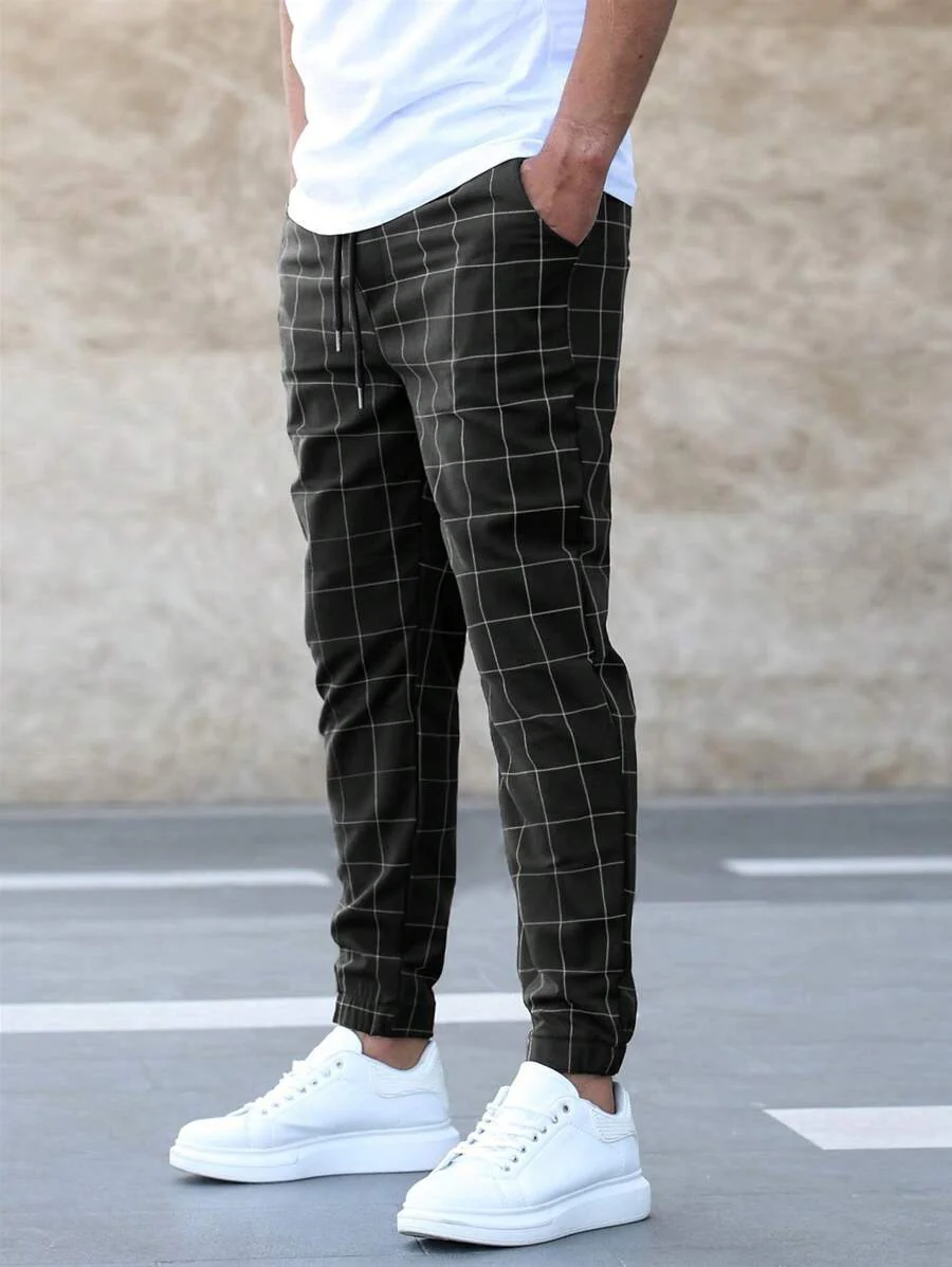 Henry - Elegante Hose mit Gittermuster - Image 8