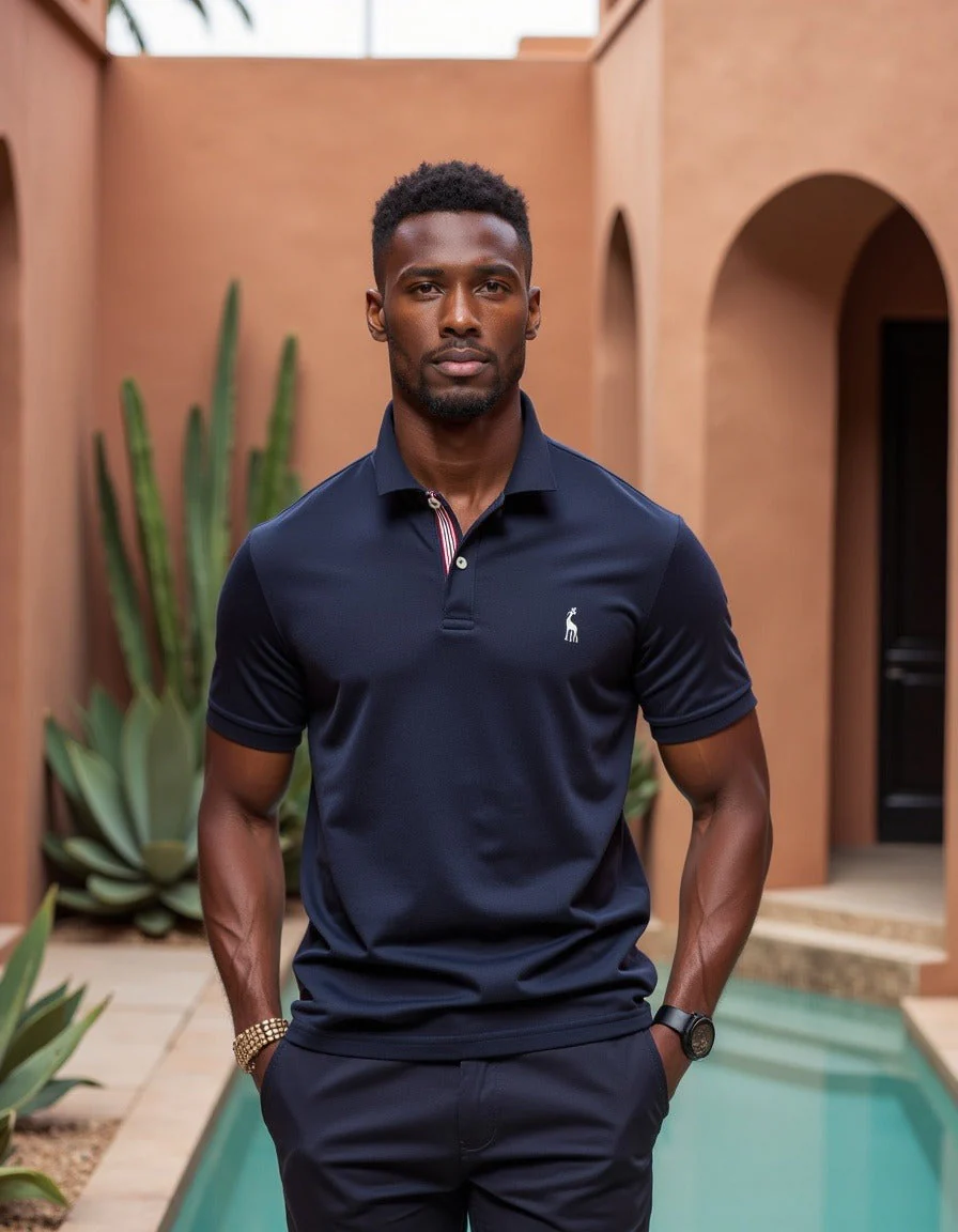 Henry | Slim Fit Klassisches Polo mit stilvollen Kontrastdetails - Image 2