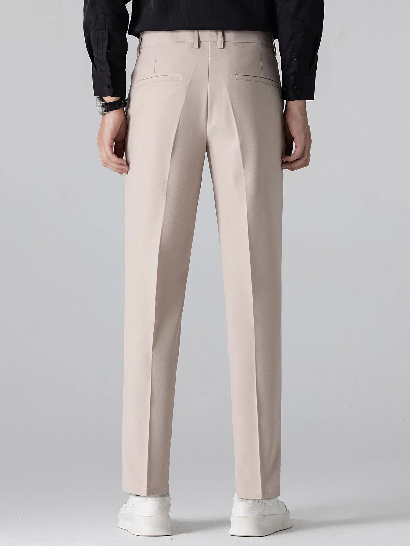 Henson – Geometrisches Jacquard Strick Polo Hemd & Schmal geschnitten Hose - Image 3