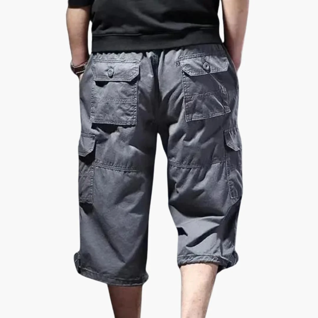 Herren 3/4 Hose mit Taschen aus leichtem Stoff für Sommer - Image 8