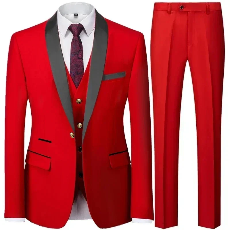 Herren 3-Dreiteiler Hochzeitsgast Anzug | Jacke, Weste und Hose - Image 4