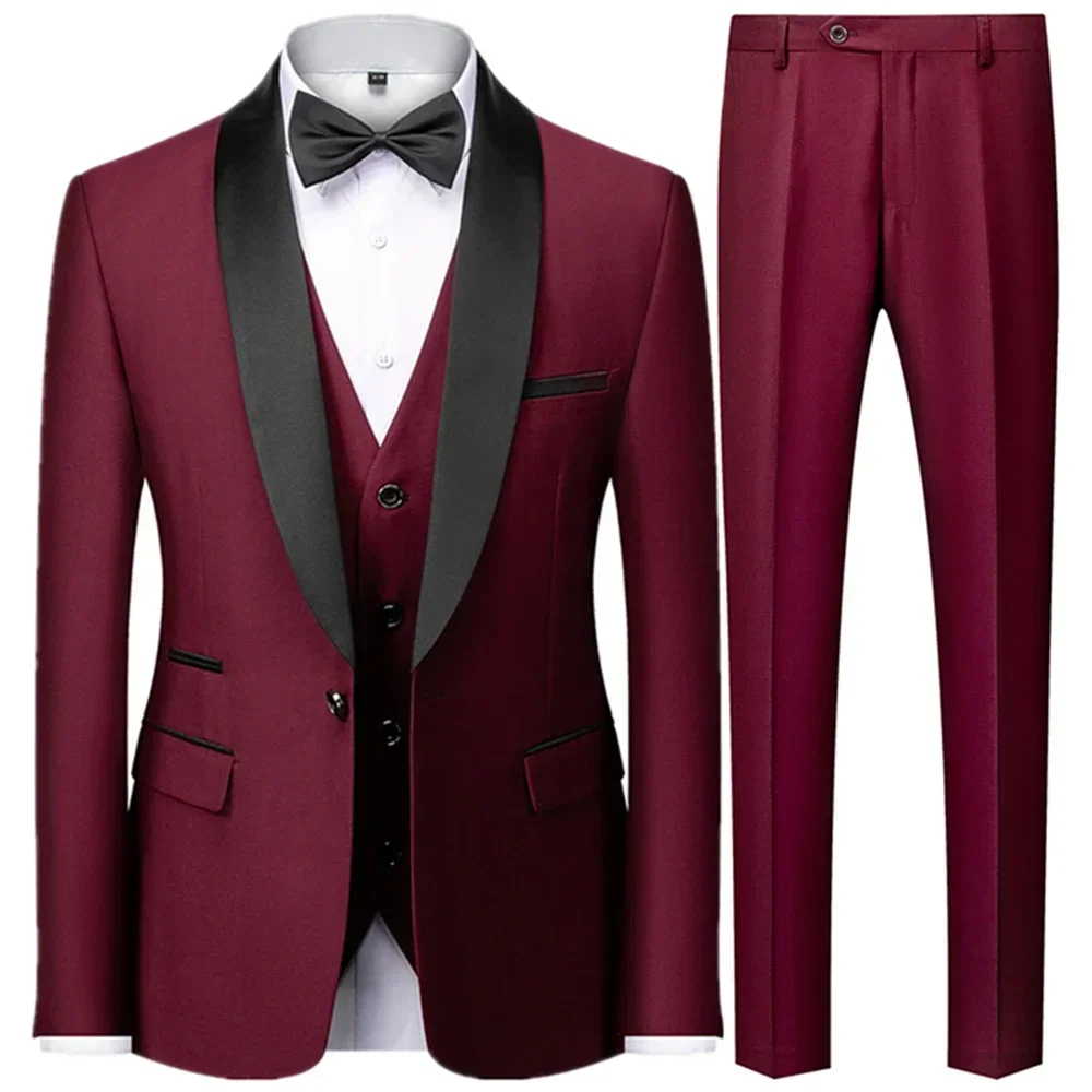 Herren 3-Dreiteiler Hochzeitsgast Anzug | Jacke, Weste und Hose - Image 5