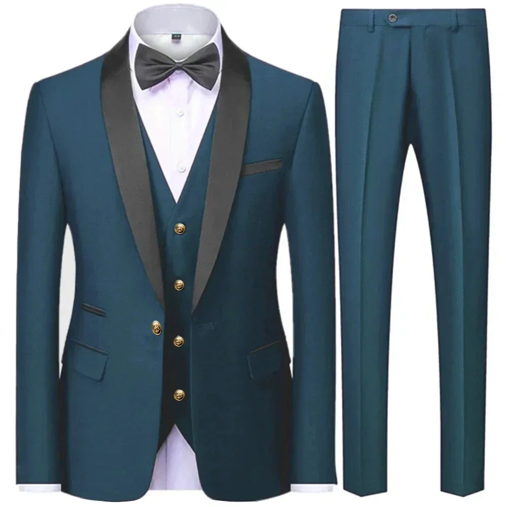 Herren 3-Dreiteiler Hochzeitsgast Anzug | Jacke, Weste und Hose - Image 6