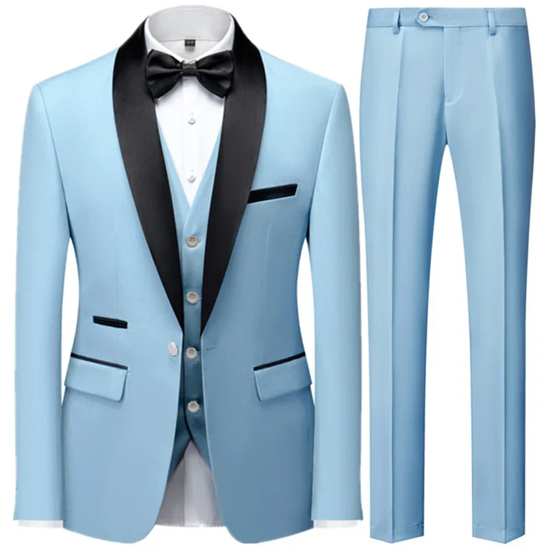 Herren 3-Dreiteiler Hochzeitsgast Anzug | Jacke, Weste und Hose - Image 7