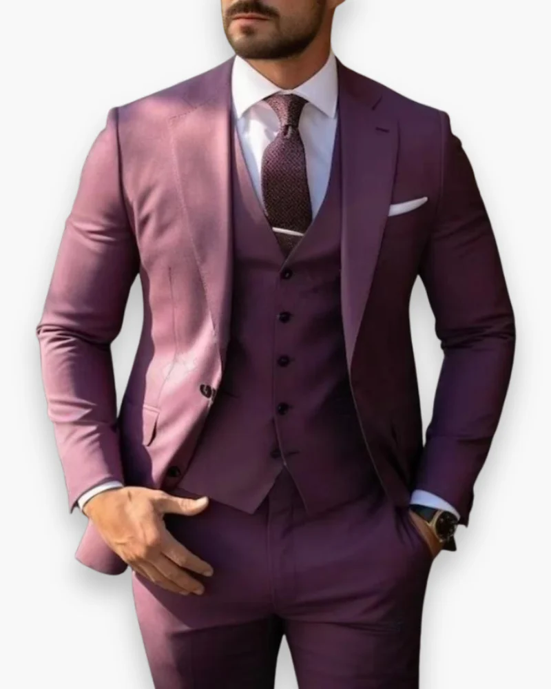 Herren Anzug 3-teilig Slim Fit | Klassisch & Elegant für Hochzeitsgäste - Image 11