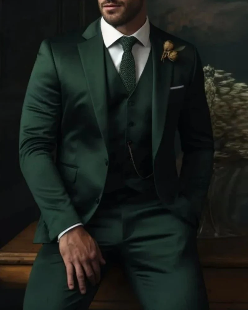 Herren Anzug 3-teilig Slim Fit | Klassisch & Elegant für Hochzeitsgäste - Image 13