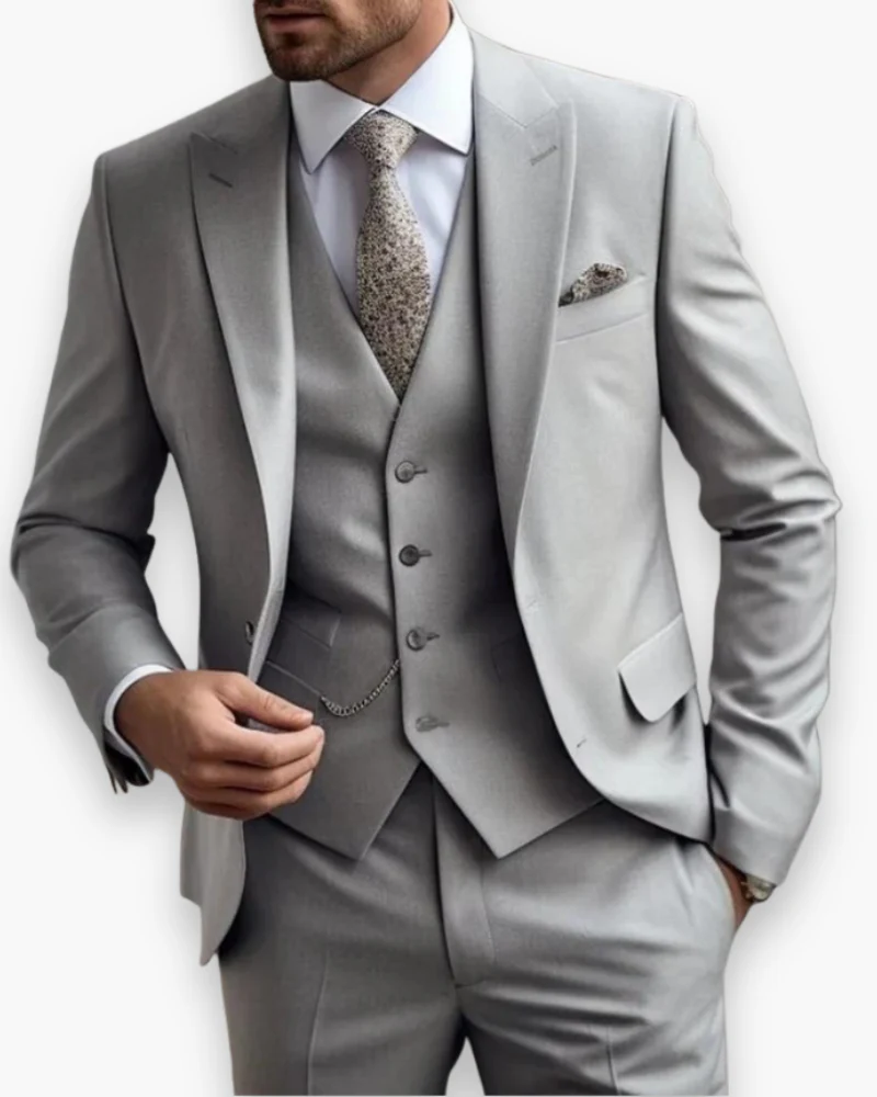 Herren Anzug 3-teilig Slim Fit | Klassisch & Elegant für Hochzeitsgäste - Image 4