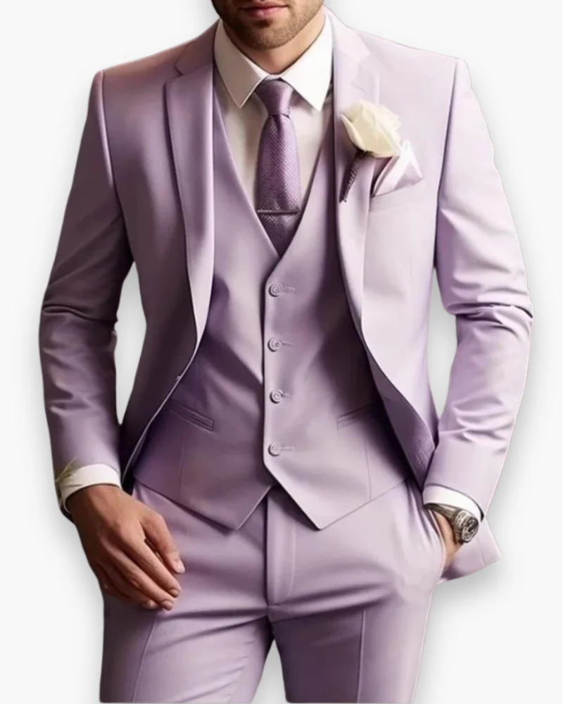 Herren Anzug 3-teilig Slim Fit | Klassisch & Elegant für Hochzeitsgäste - Image 5