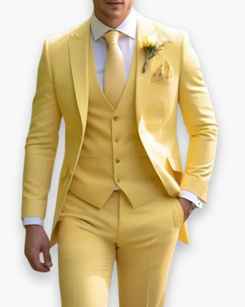 Herren Anzug 3-teilig Slim Fit | Klassisch & Elegant für Hochzeitsgäste - Image 7
