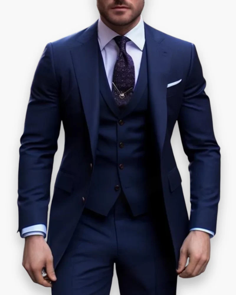 Herren Anzug 3-teilig Slim Fit | Klassisch & Elegant für Hochzeitsgäste - Image 8