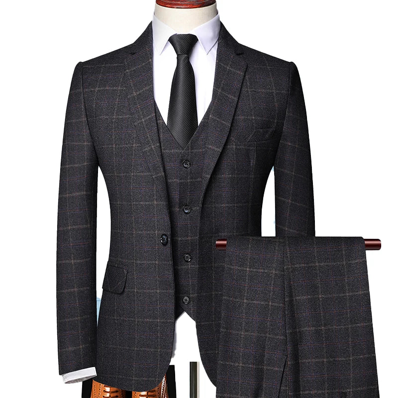 Herren Anzug dreiteilig | Klassischer Aufbau mit klarer Form - Image 6