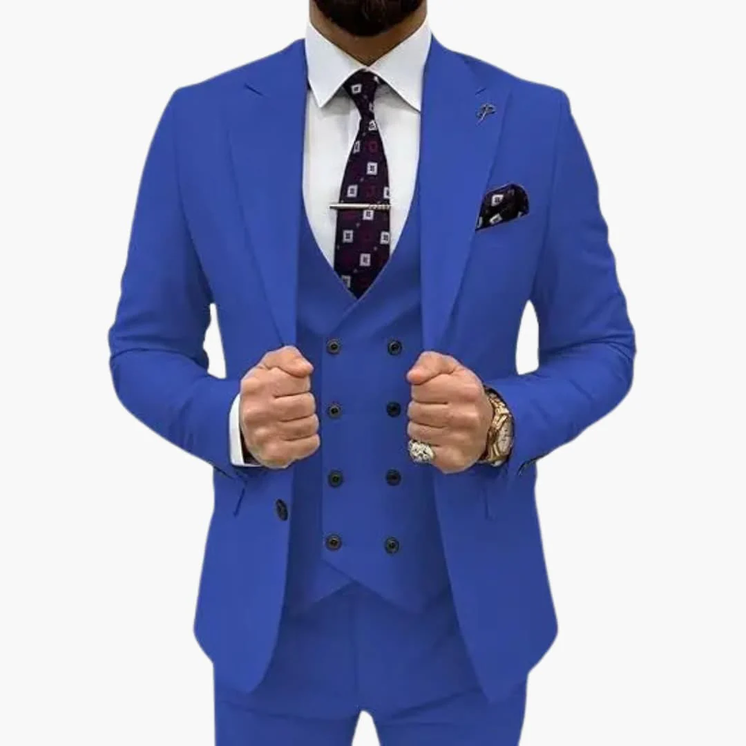 Herren Anzug dreiteilig mit Slim Fit für jede Saison