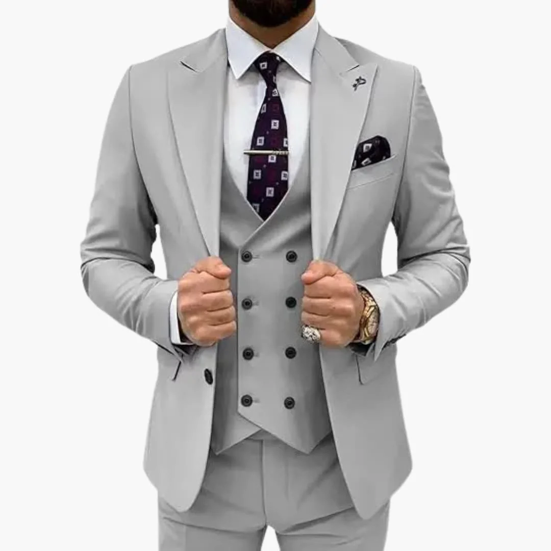 Herren Anzug dreiteilig mit Slim Fit für jede Saison - Image 2