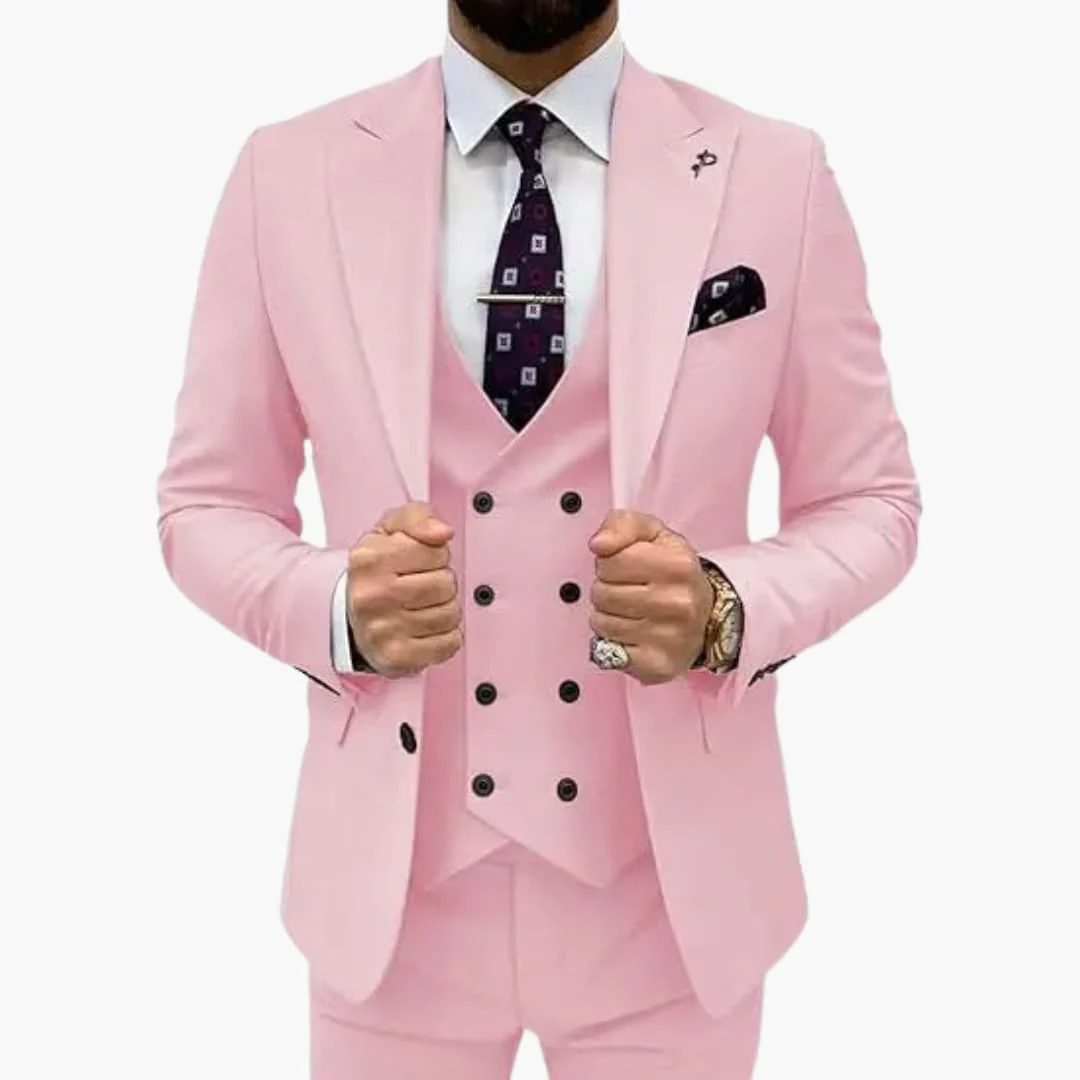 Herren Anzug dreiteilig mit Slim Fit für jede Saison - Image 4