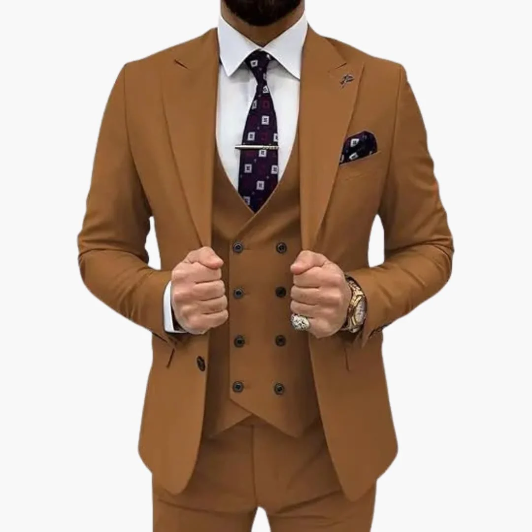 Herren Anzug dreiteilig mit Slim Fit für jede Saison - Image 7