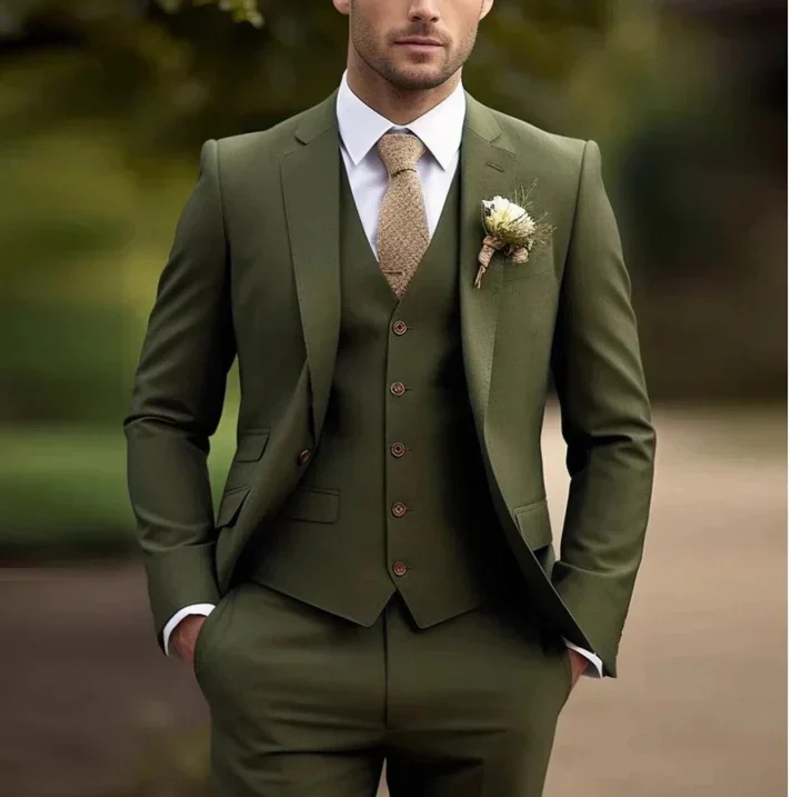 Herren-Anzug im Dreiteiligen Set | klassische Passausrichtung - Image 2