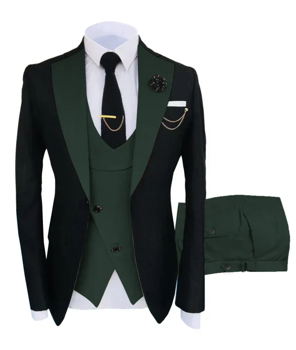 Herren Anzug in formellem Stil, dreiteilig mit Sakko, Weste und Hose - Image 3