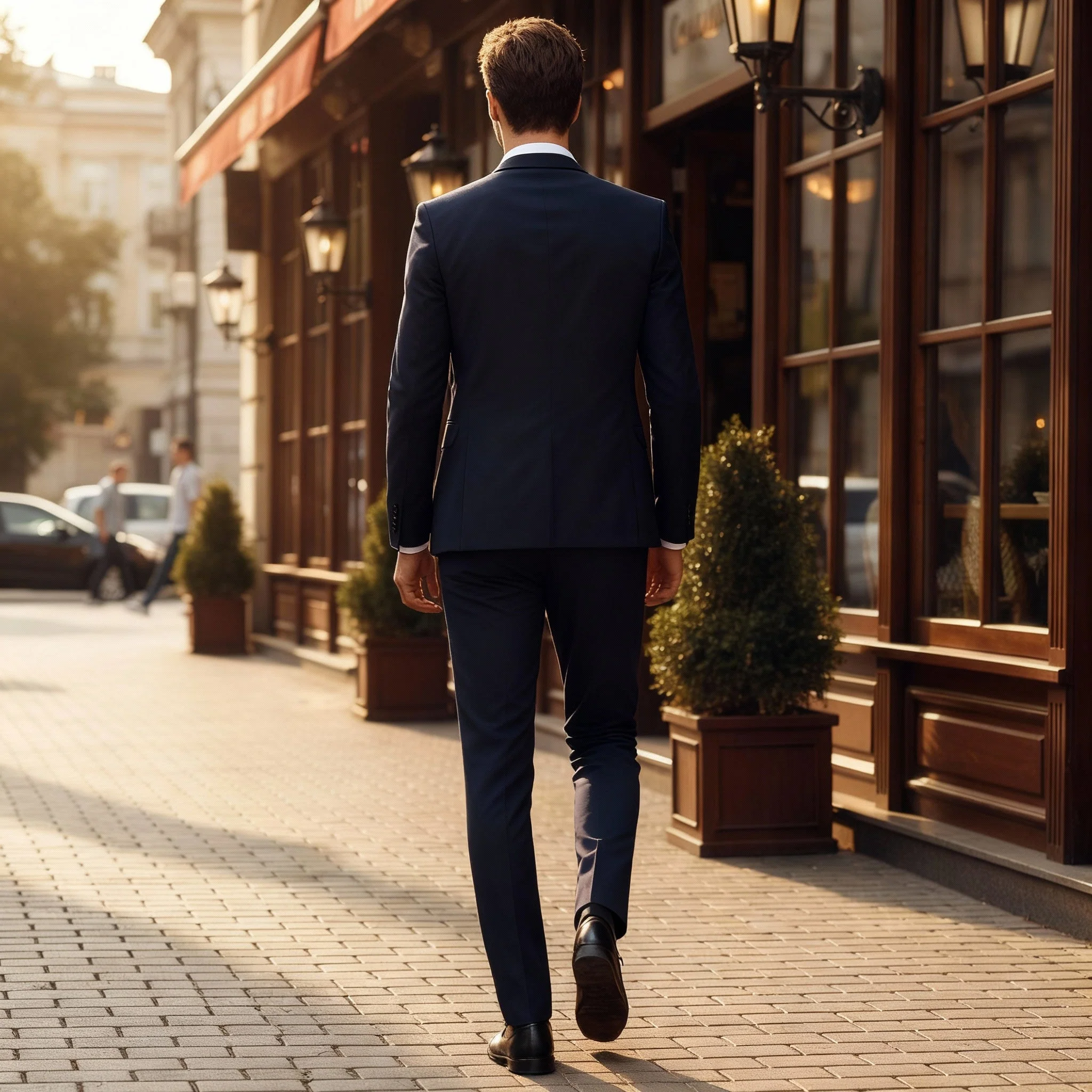 Herren Anzug | Zweiteilige Kombination mit Sakko und Bundhose - Image 2