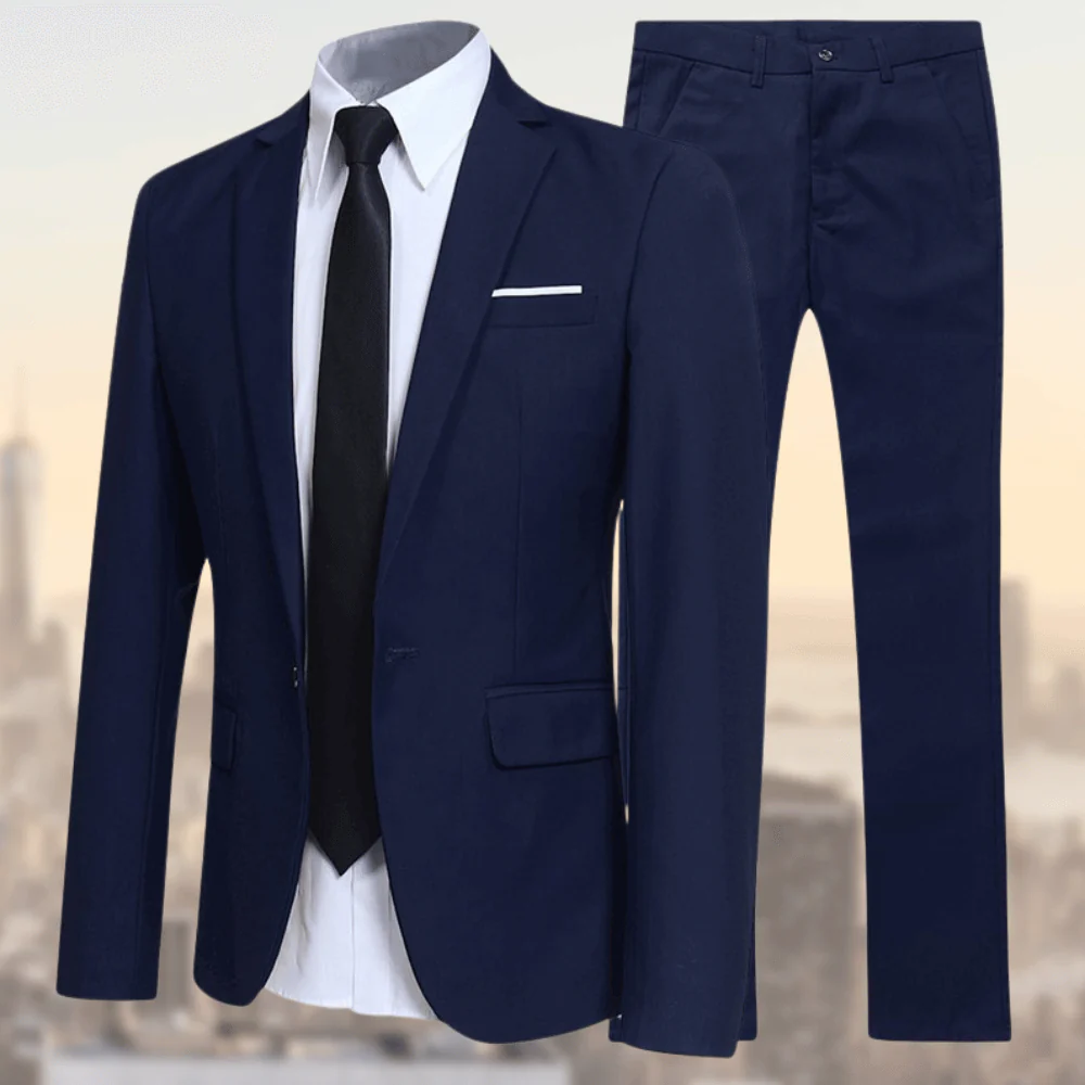 Herren Anzug | Zweiteilige Kombination mit Sakko und Bundhose - Image 3