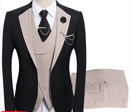 Herren Anzugensemble | dreiteiliges Set aus Jacke Weste und Hose - Image 3
