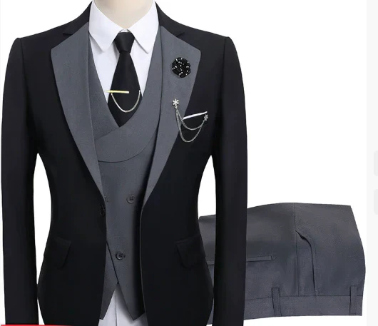 Herren Anzugensemble | dreiteiliges Set aus Jacke Weste und Hose - Image 5