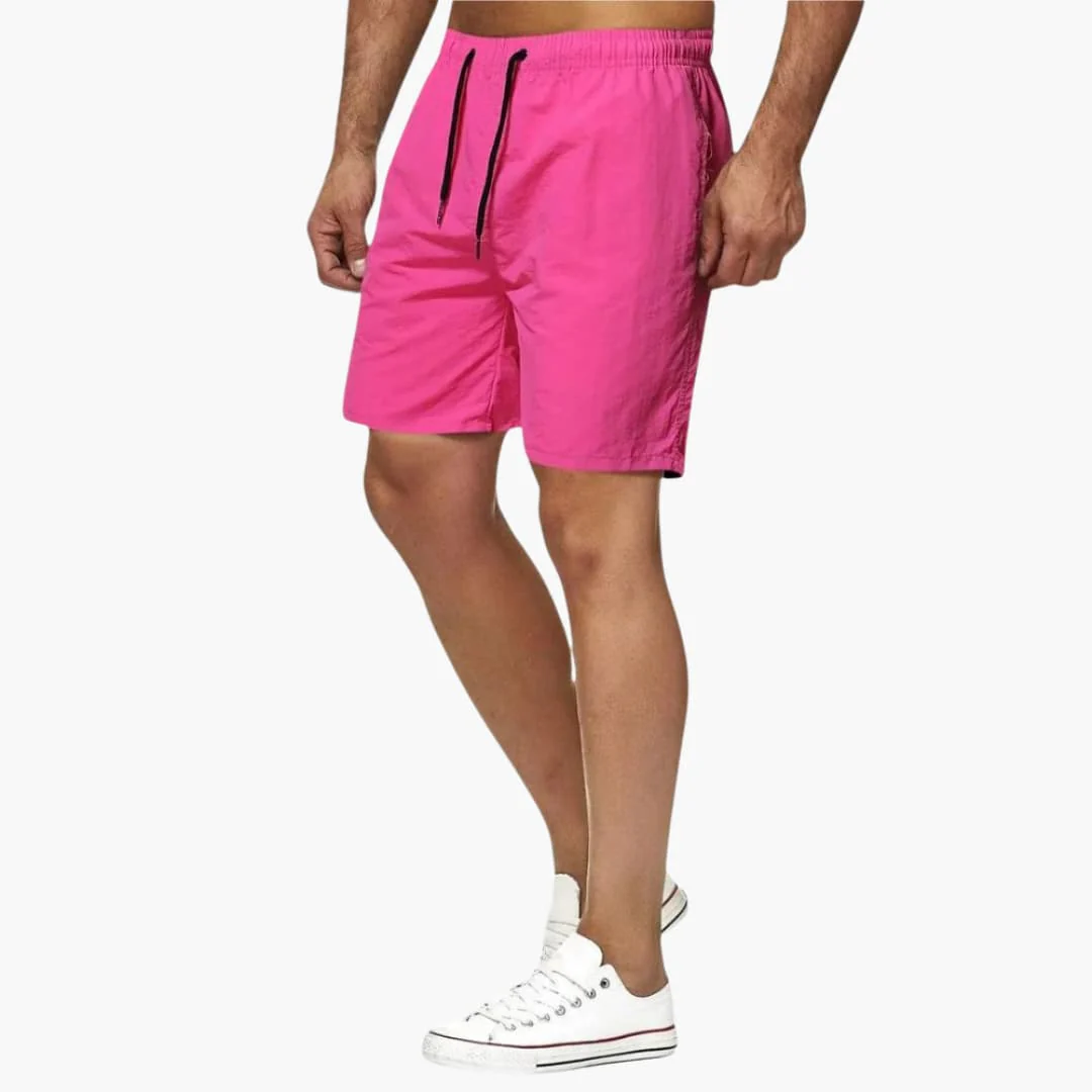 Herren Badeshorts Sommer mit Kordelzug und schnelltrocknendem Stoff - Image 5