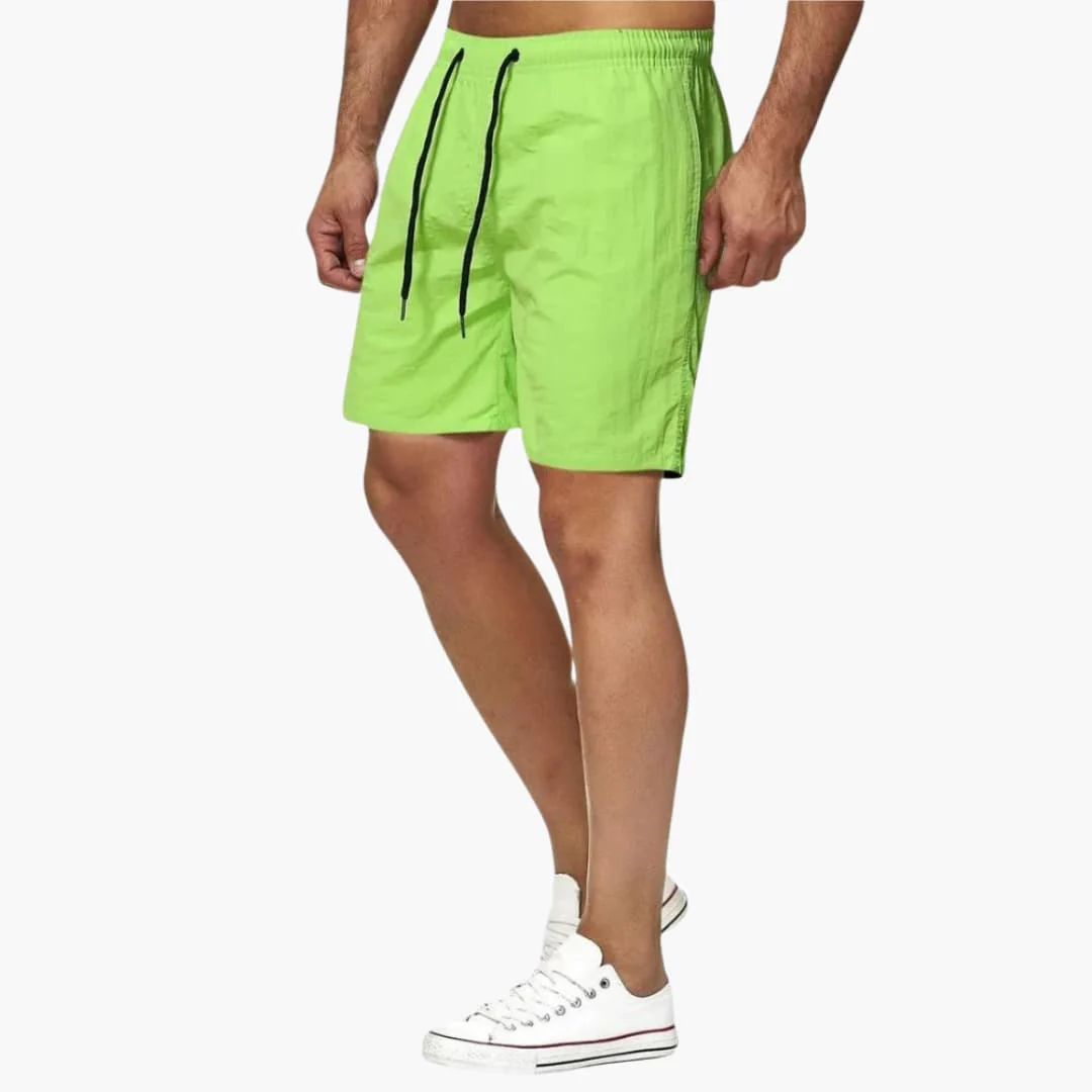 Herren Badeshorts Sommer mit Kordelzug und schnelltrocknendem Stoff - Image 7