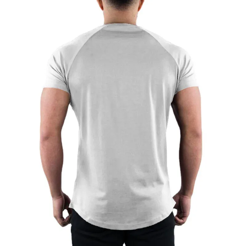 Herren Bequem Slim Fit T-Shirt | Rundhals - Image 3