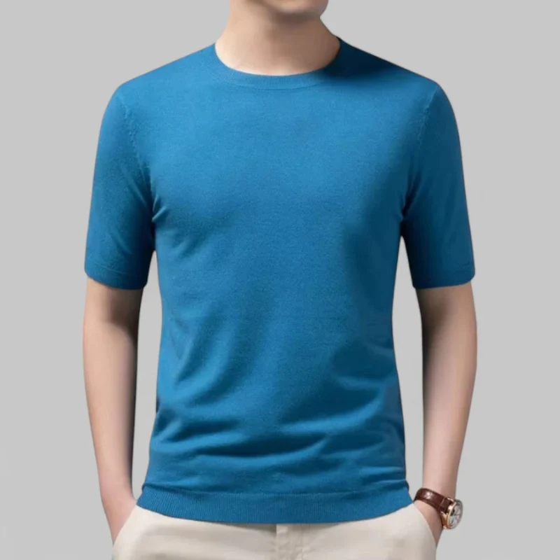 Herren bequemes klassisches T-Shirt | Kurzarm - Image 3